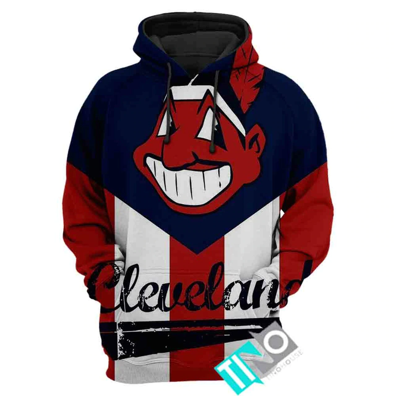 CLEVELAND INDIANS 3D CASUAL HOODIE 103