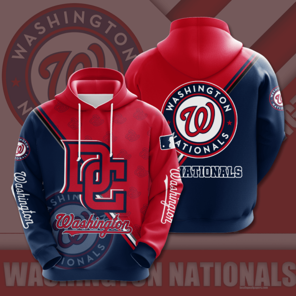 WASHINGTON NATIONALS 3D HOODIES WN010