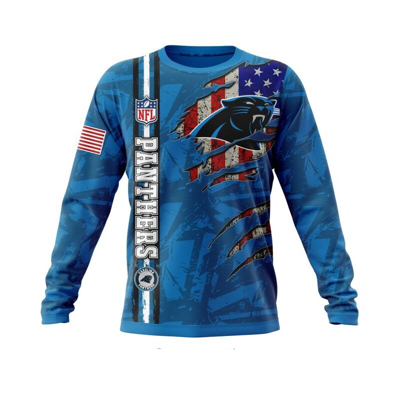 CAROLINA PANTHERS 3D HOODIE SKULL0802