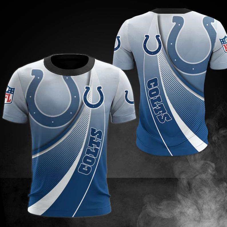 Indianapolis Colts 3D T-Shirt IC009