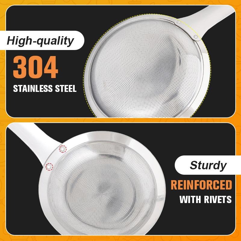 Stainless Steel Oil Colander Spoon - Buy 2 Get 1 Free
