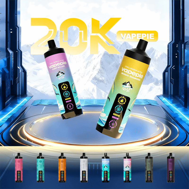 Vapepie AirRush Eis-Vape 20.000 Puffs – Party-Vape mit großen DTL-Wolken