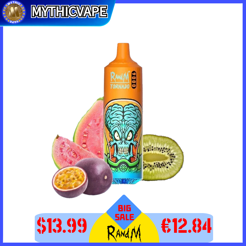 RM 9000 Puffs Series  Device Tornado - Kiwi Passion Fruit Guava