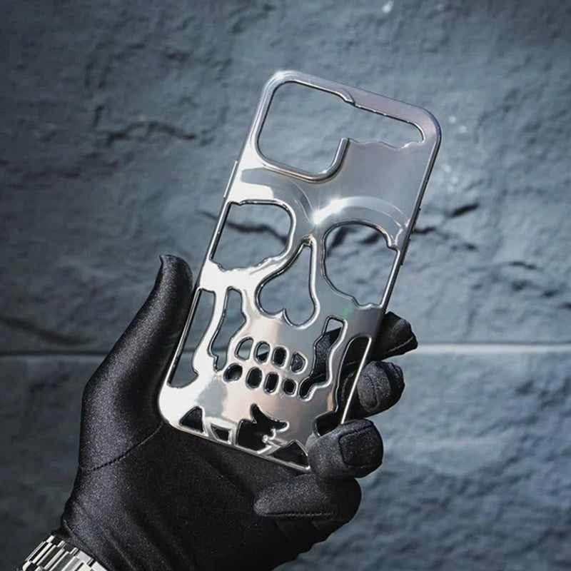 Plated Skull Case Cover For iPhone