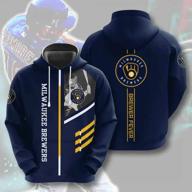 MILWAUKEE BREWERS 3D HOODIES MB006