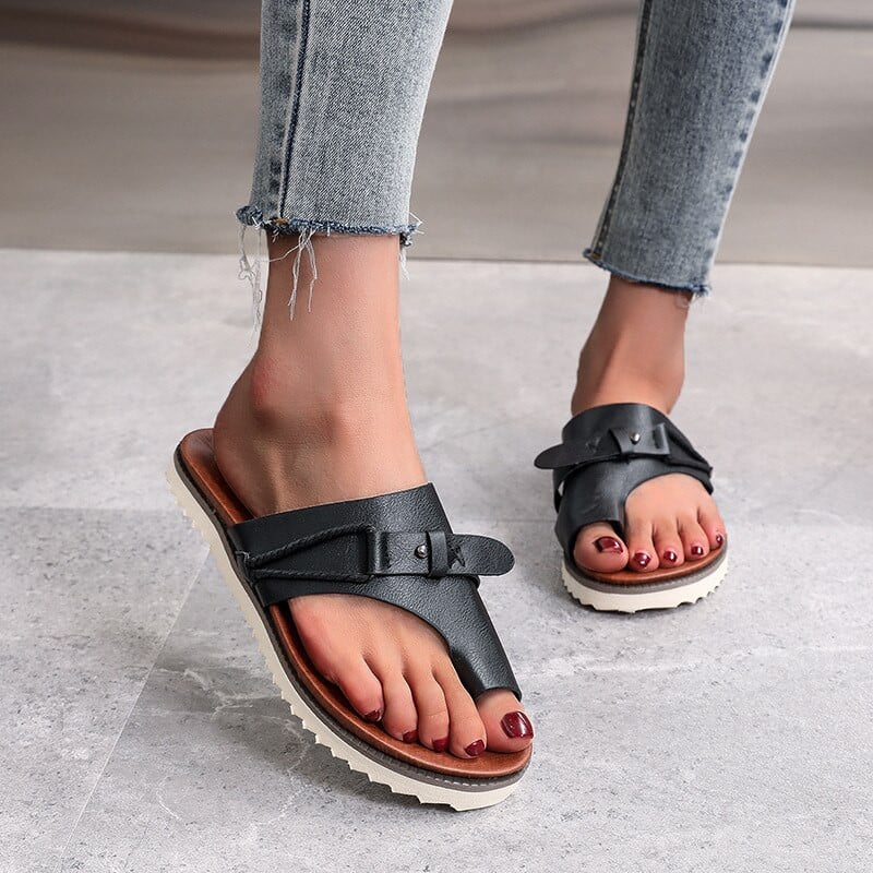 Women casual daily flower slip on platform discount sandals