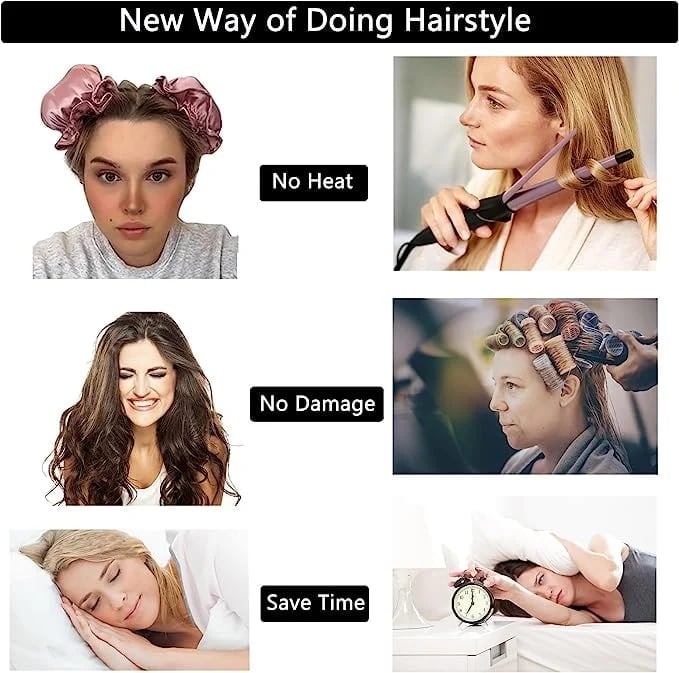 🔥LAST DAY 49% OFF🔥Satin Heatless Curling Set