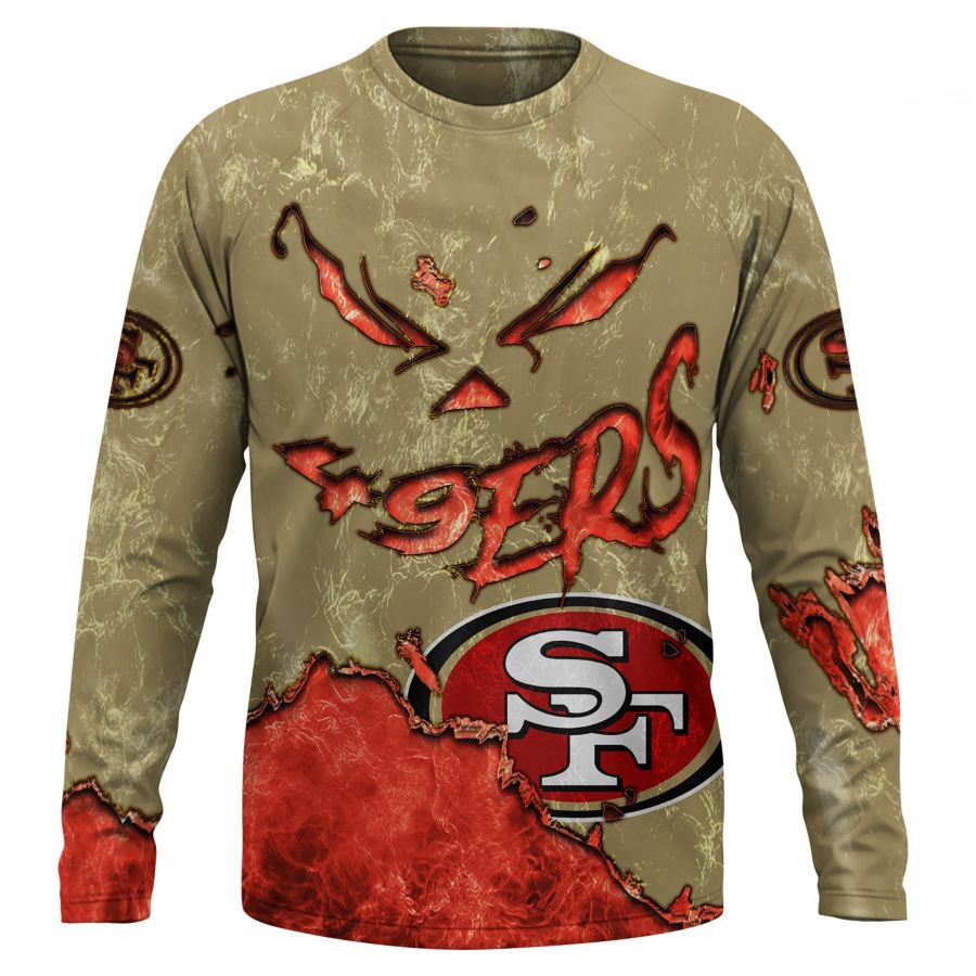 SAN FRANCISCO 49ERS 3D HOODIE HALLOWEEN001