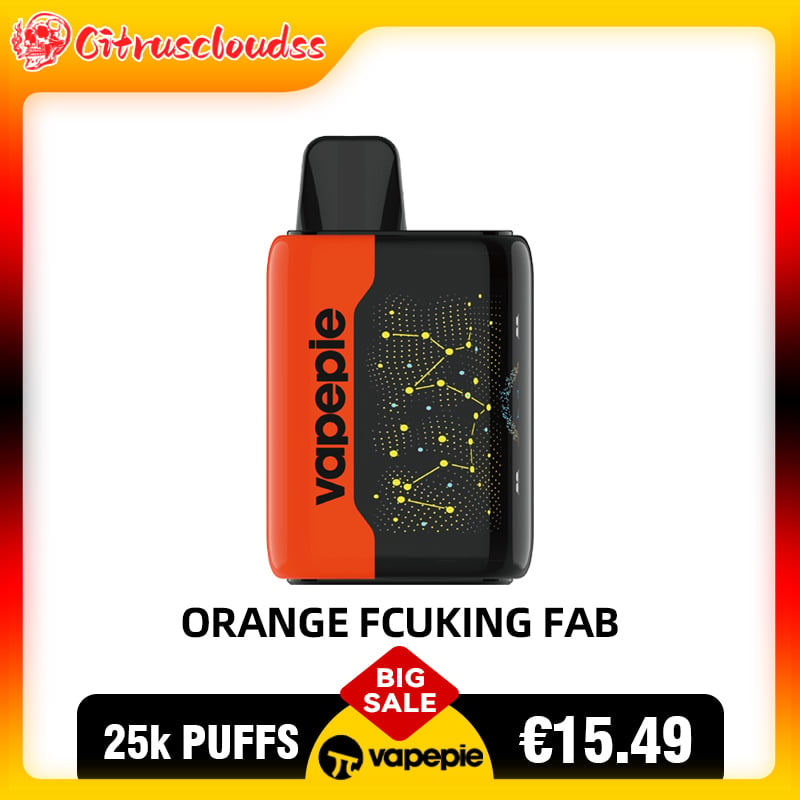 ORANGE FCUKING FAB & VAPEPIE 25000 PUFFS - Star Sky Curved Screen