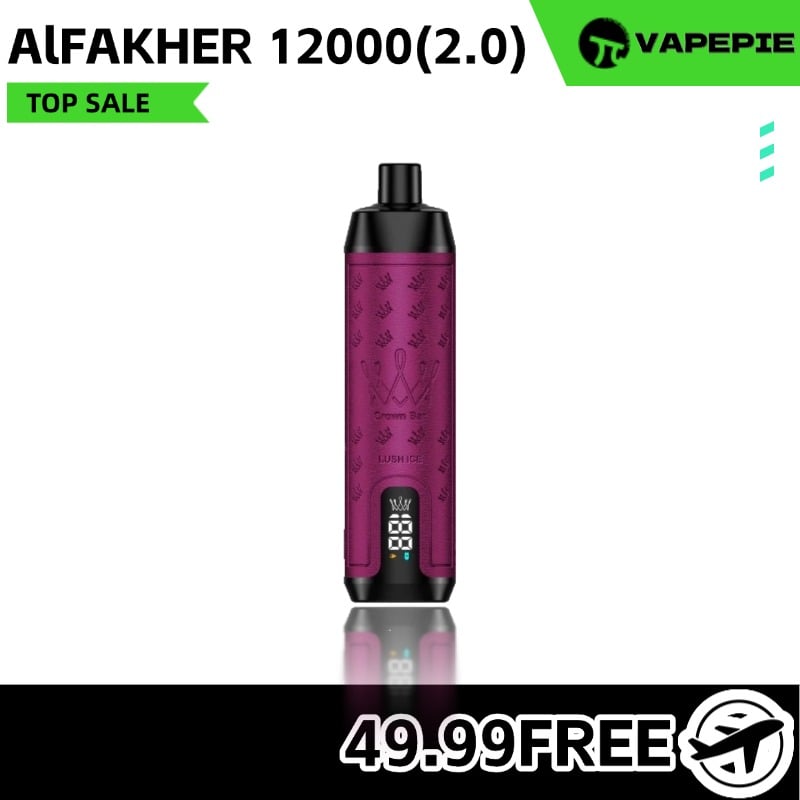 AlFAKHER 12000 PUFFS Crown Bar