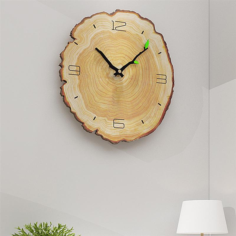 Higolot™ Wooden Annual Rings Wall Clock
