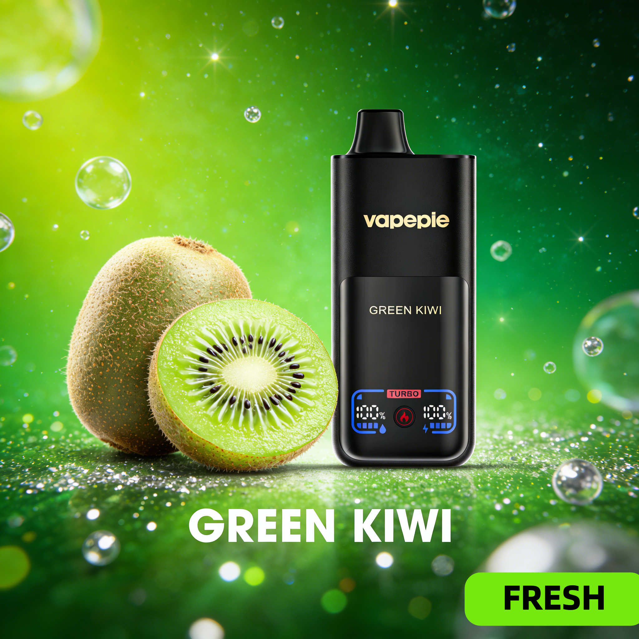 VAPEPIE 70000 Züge – Green Kiwi