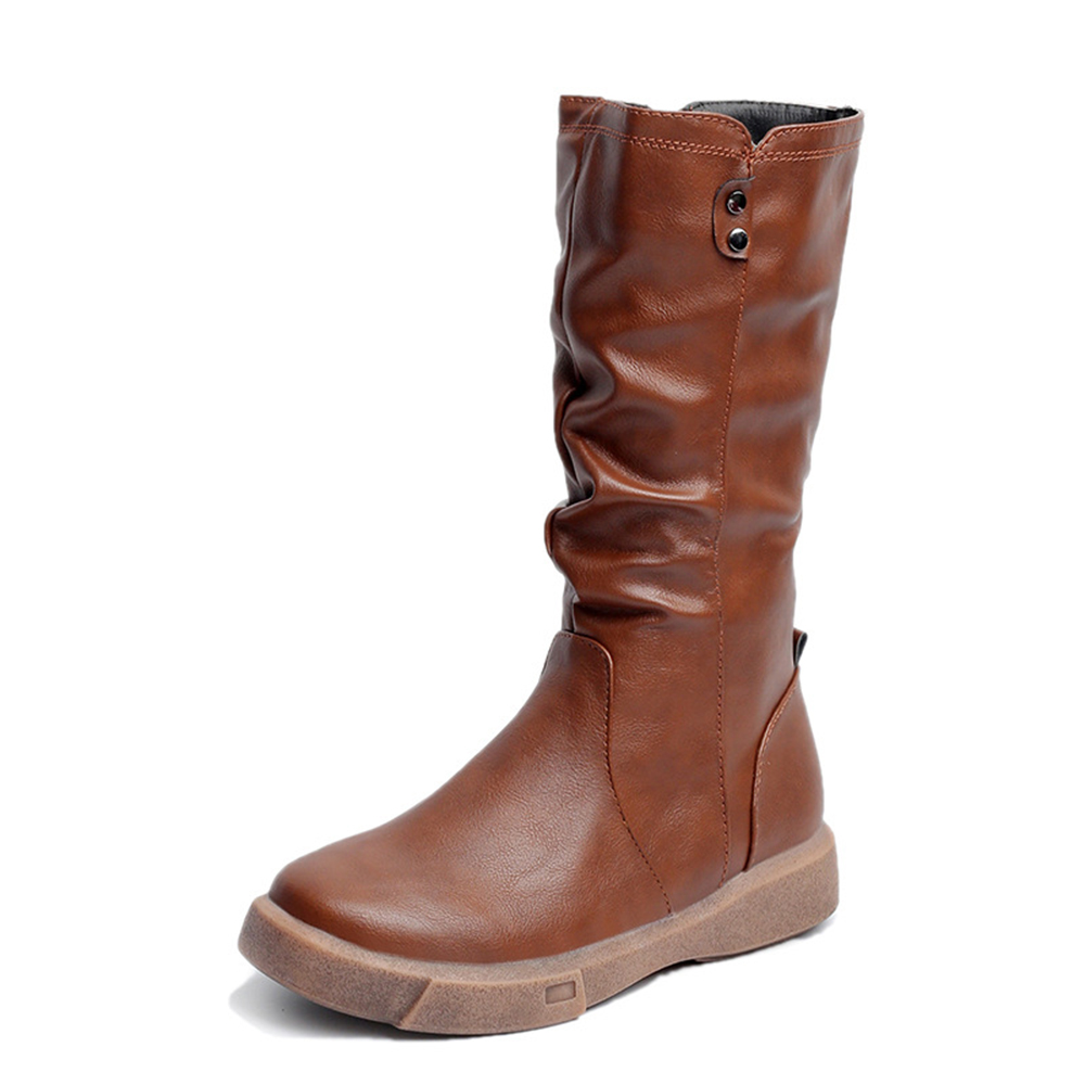 Higolot™ Autumn and winter temperament flat tall boots