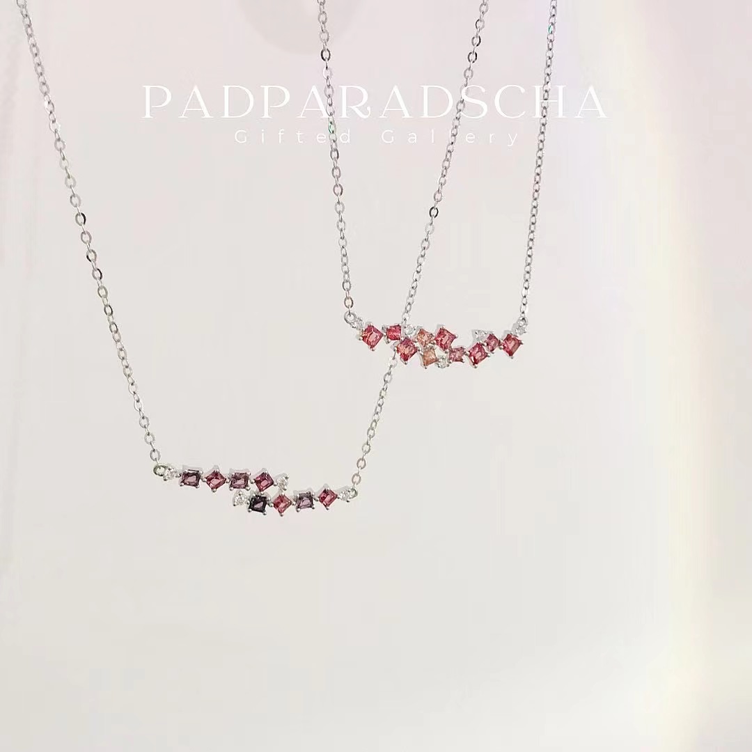 Padparadscha Necklace by Gifted Gallery