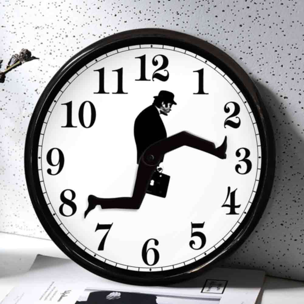 Higolot™ Monty Python Inspired Silly Walk Wall Clock