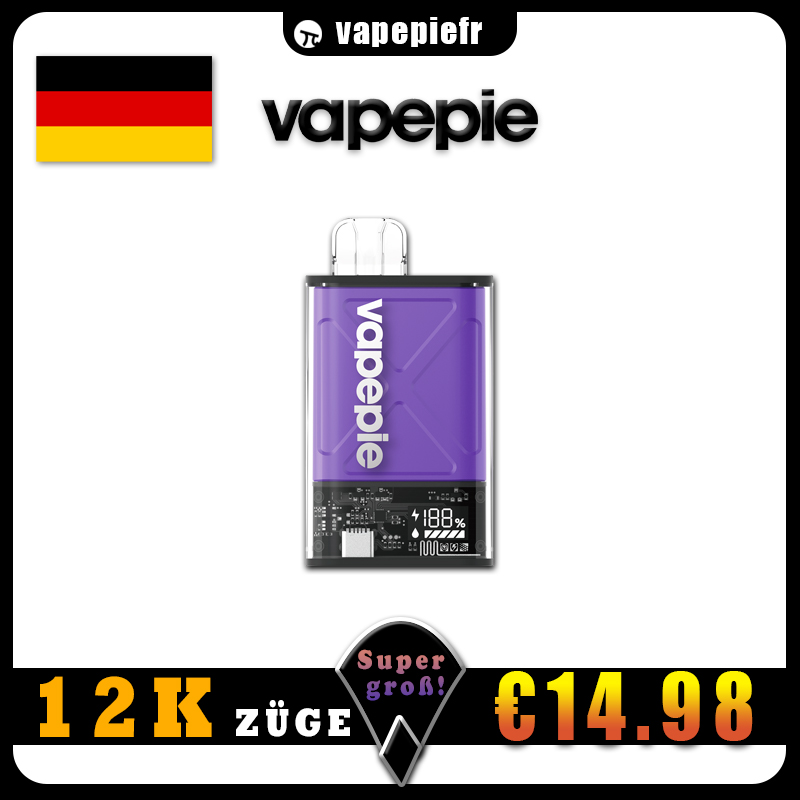 🔥VAPEPIE Ultra 12000 PUFFS (✨Neu im Sortiment)