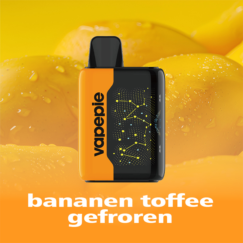 BANANA TAFFY FREEZE & VAPEPIE 25000 PUFFS - Star Sky Curved Screen