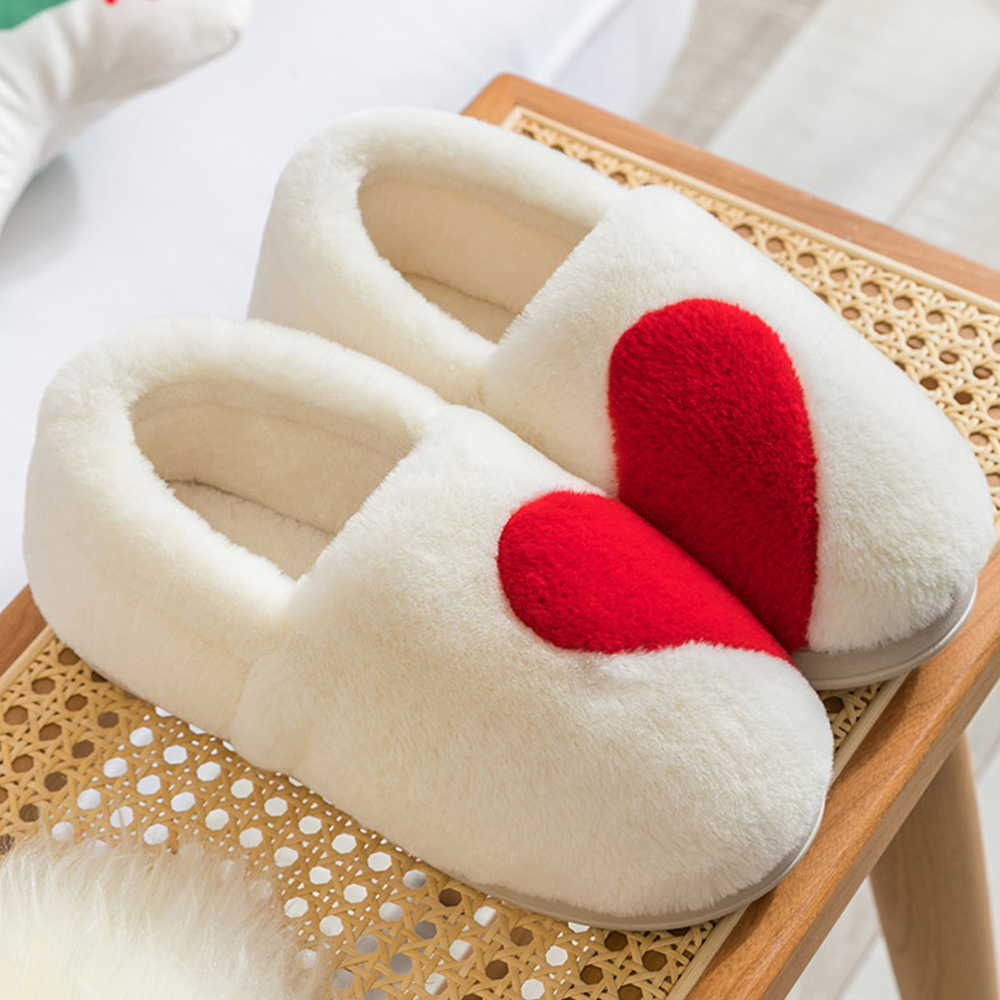Castillotigo™ Pantuflas de algodón cálido de los amantes