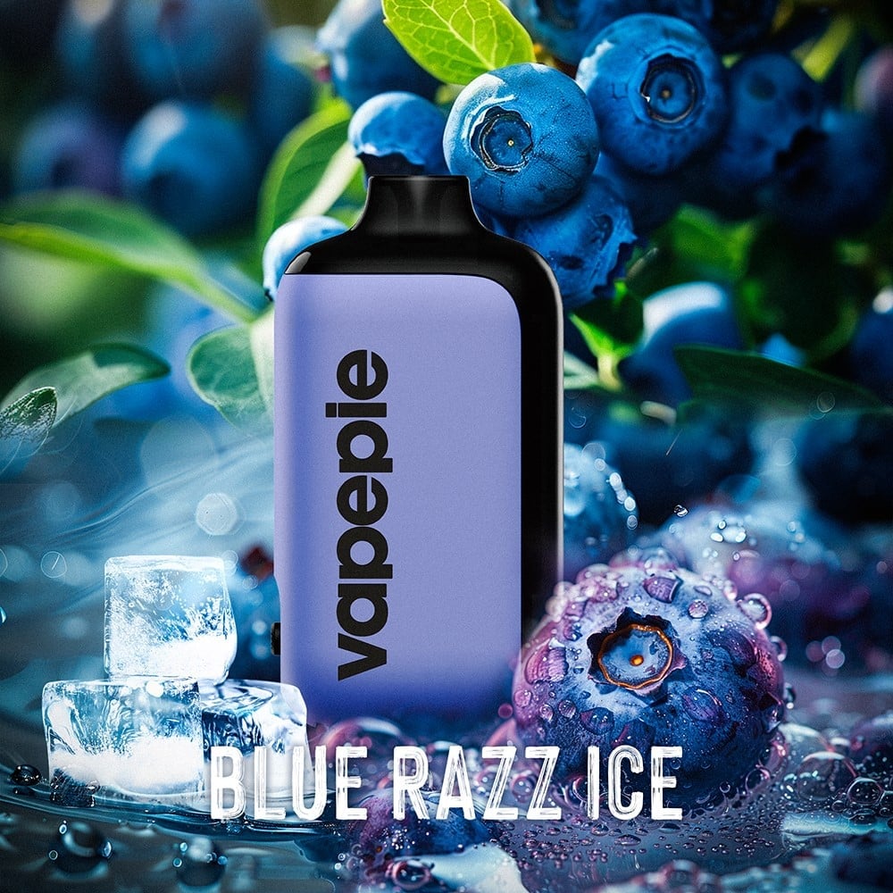 🎄Vapepie AG 15000 PUFFS---BLUE RAZZ ICE