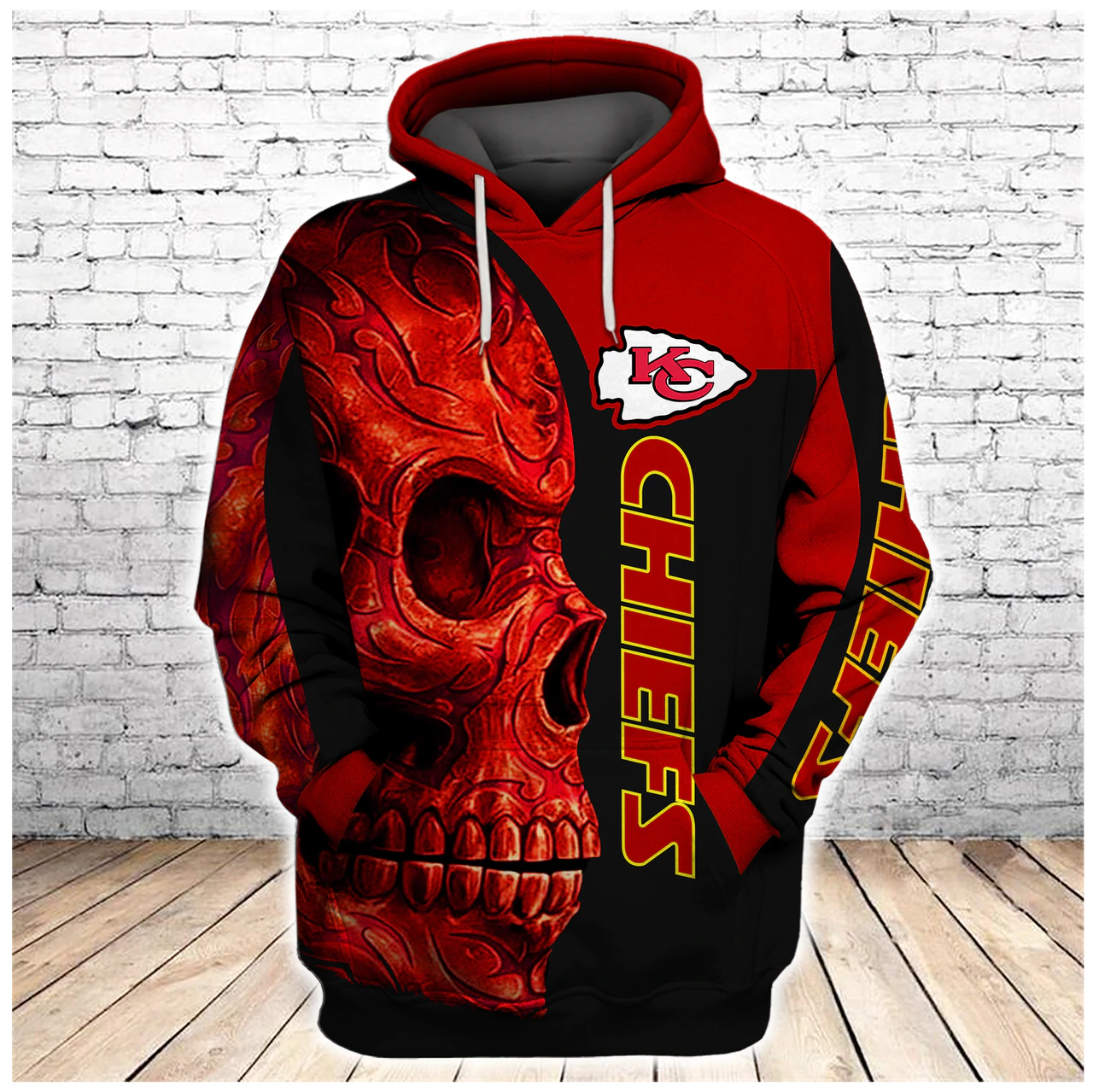 KANSAS CITY CHIEFS 3D HOODIE KKCC023