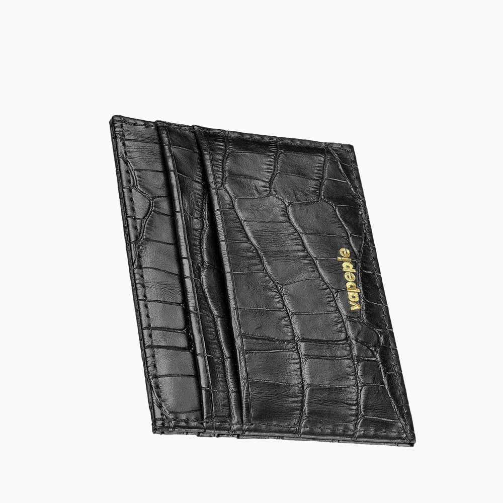 VAPEPIE Crocodile Leather Card Holder