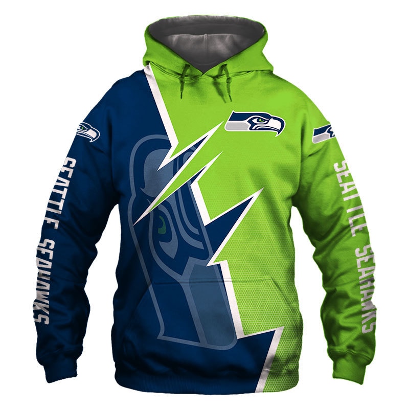 SEATTLE SEAHAWKS 3D HOODIE SSSS006