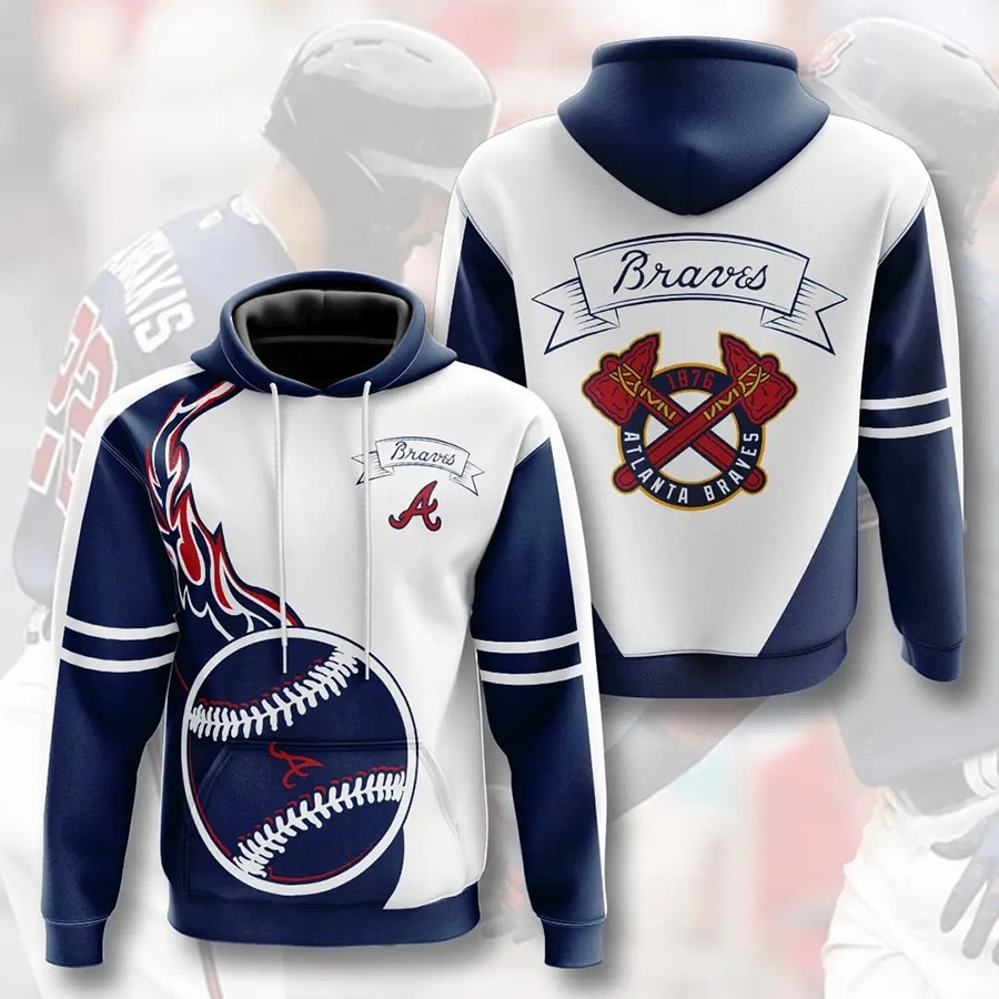 ATLANTA BRAVES 3D HOODIES AB001