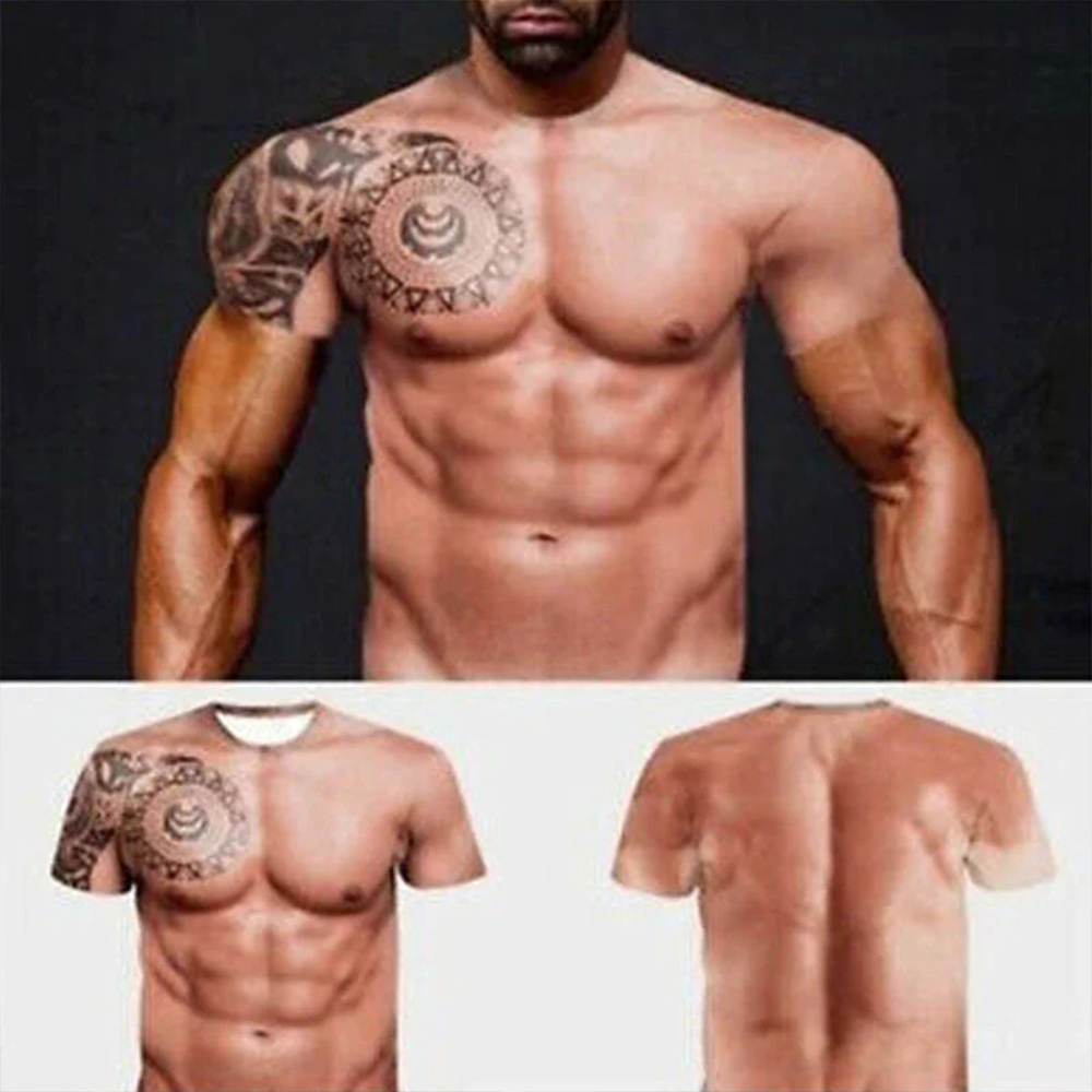 Castillotigo™ Camiseta con tatuaje de músculo