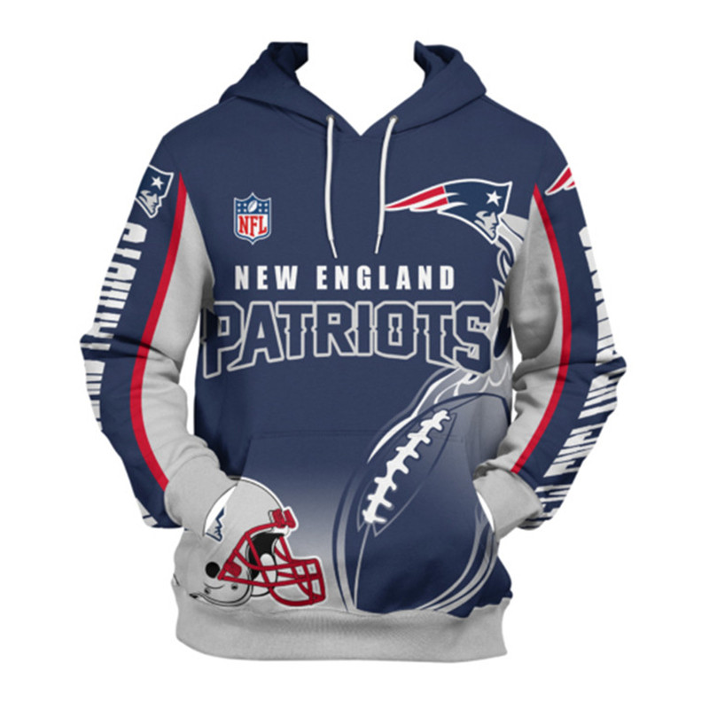 NEW ENGLAND PATRIOTS 3D HOODIE NNEP008