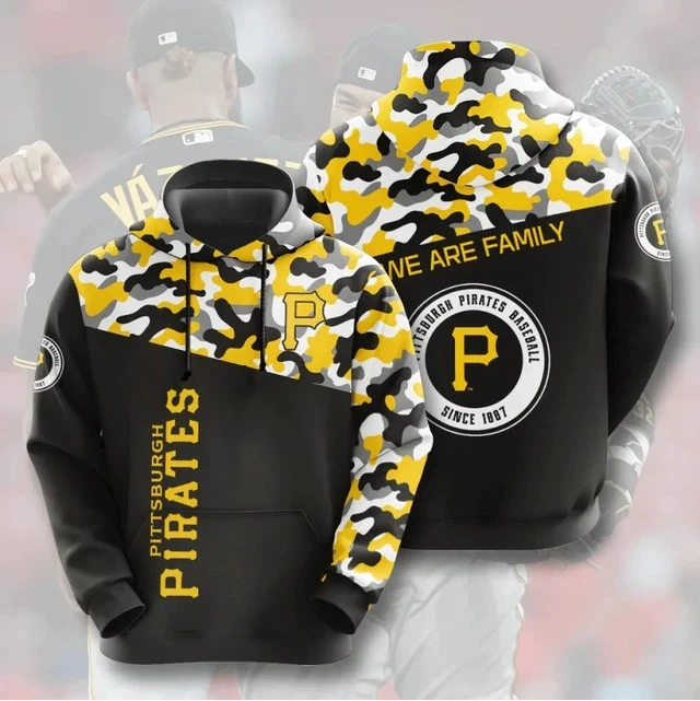 PITTSBURGH PIRATES 3D HOODIES PP1004