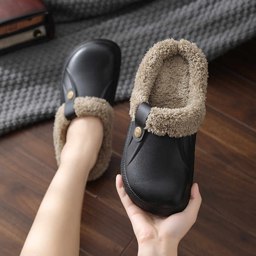 Castillotigo™ Zapatos de casa de invierno antideslizantes impermeables