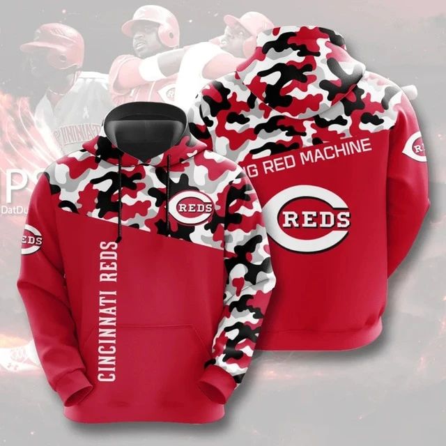 CINCINNATI REDS 3D HOODIES CR006