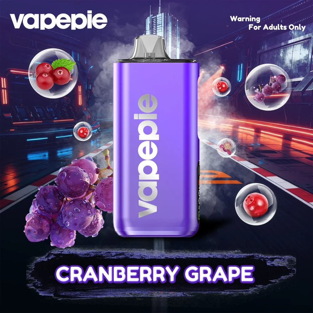 Vapepie 40000 Pro – Uvas com Frutas Vermelhas