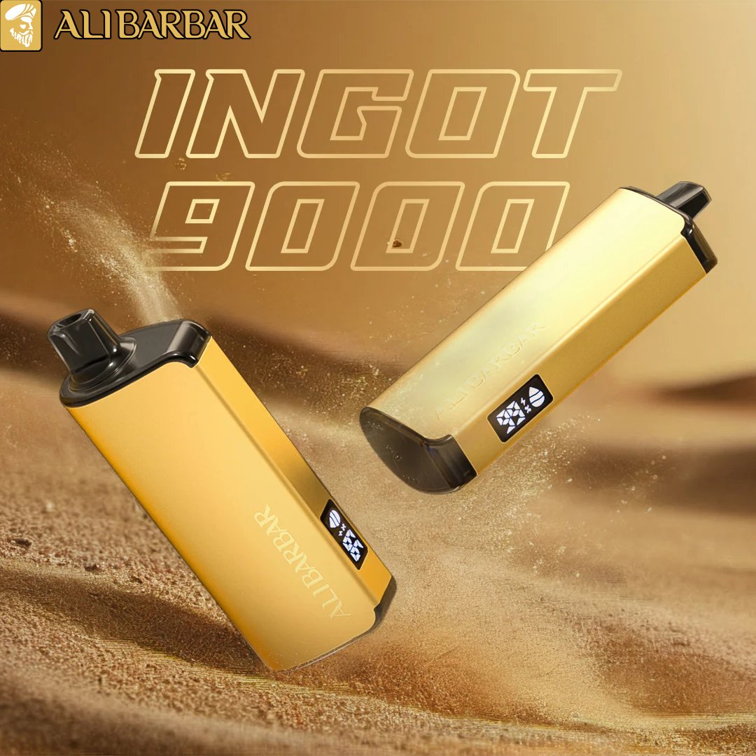 ALIBARBAR INGOT 9000 PUFFS-SEAMLESS VAPING