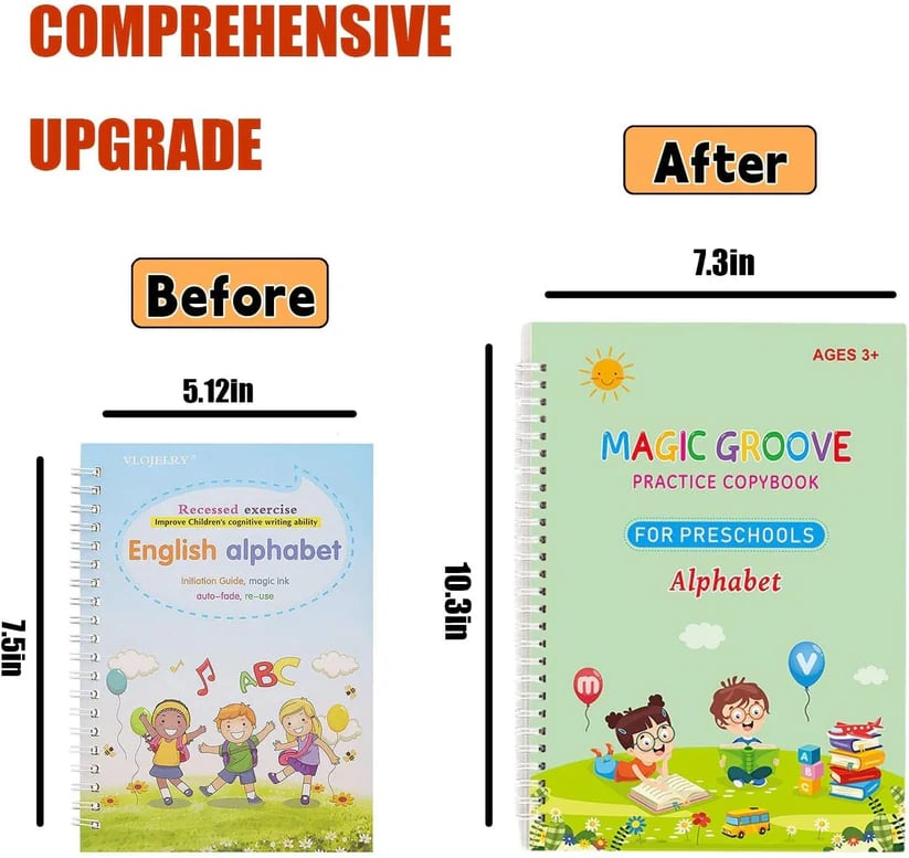 ⚡MAGIC GROOVETM Practice Copybook