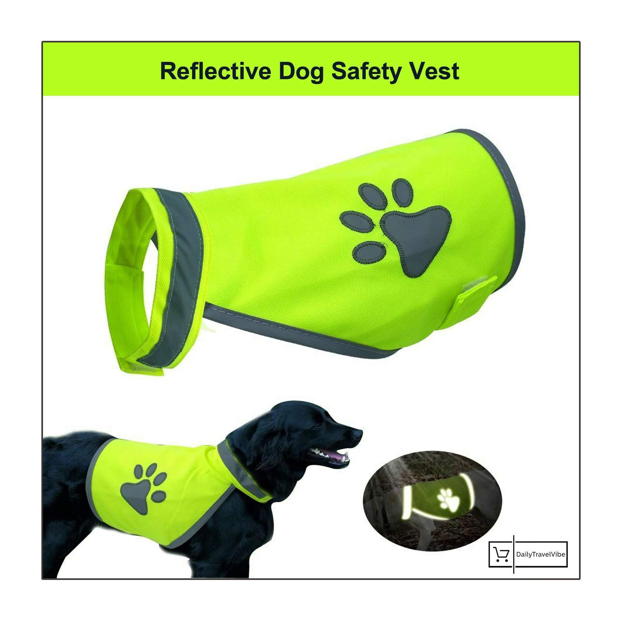REFLECTIVE DOG SAFETY VEST Liangzai