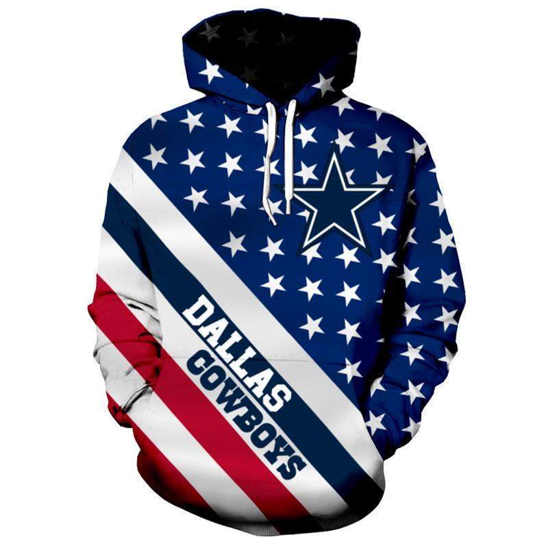 COWBOYS 3D HOODIE FLAG