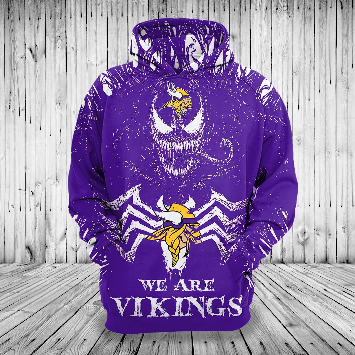 VIKINGS 3D HOODIE HORROR MOVIE