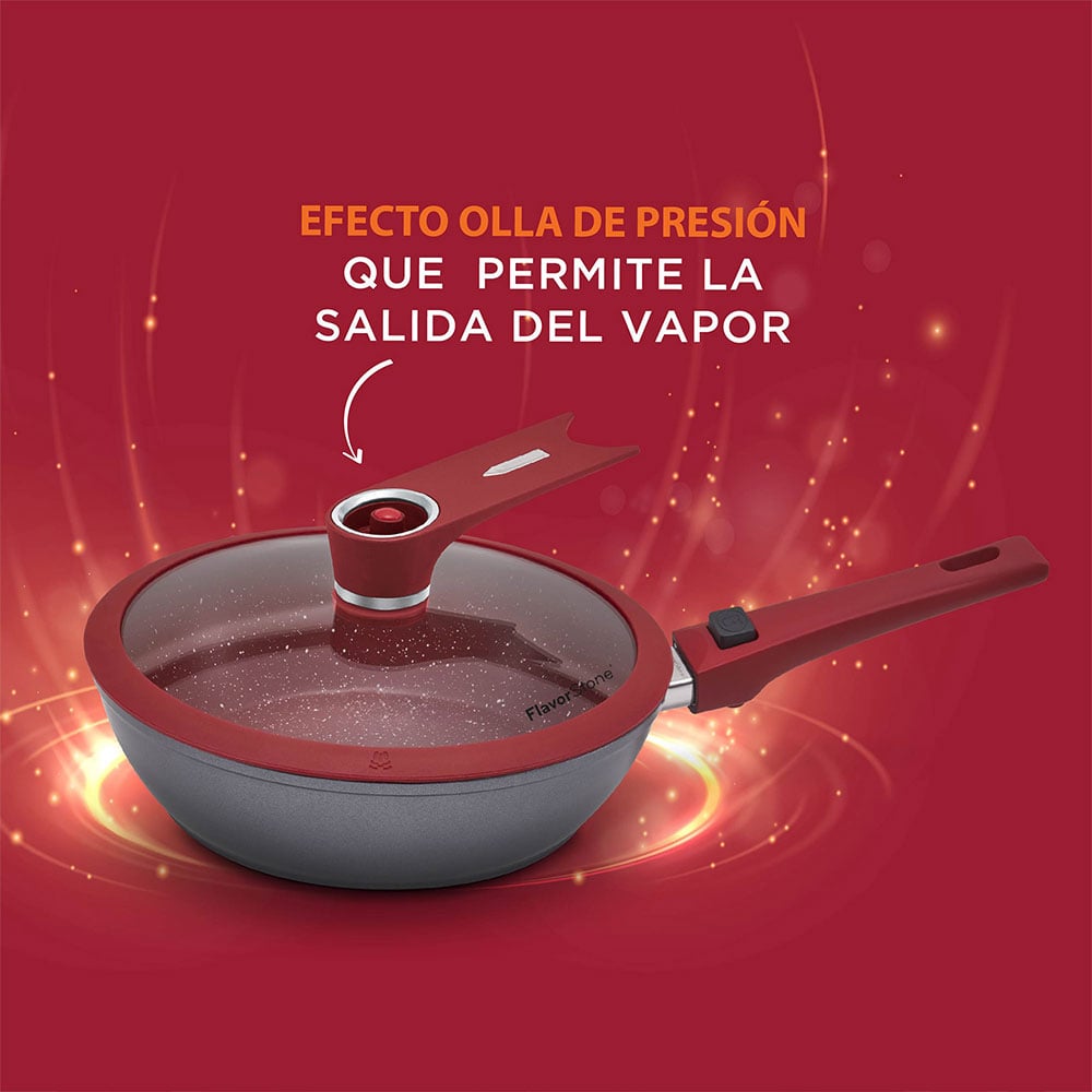 💥Casi agotado💥 Batería de Cocina Flavorstone Ligth Family Set 12 piezas ¡Incluye un Regalo Especial!