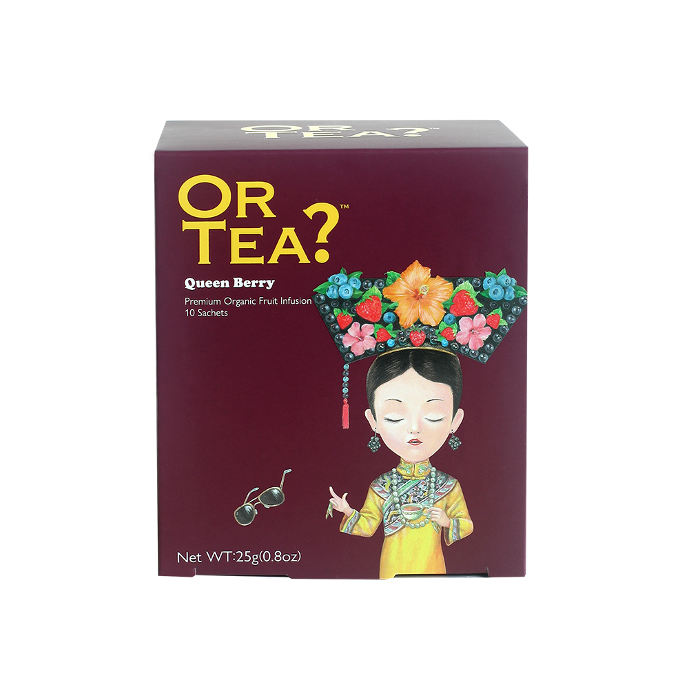 Or Tea Organic Queen Berry 10-Sachet Teabag Pillows