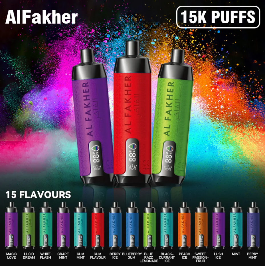 AL FAKHER 15000 Puffs With Integrated Hookah Soundwaves!