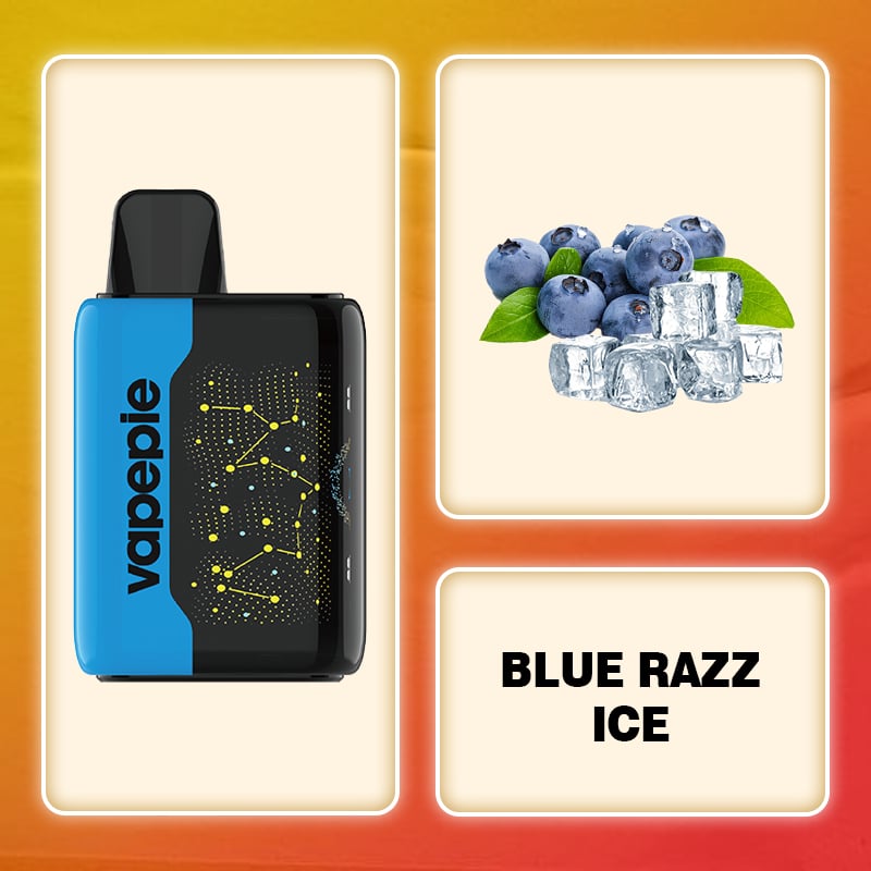 🥇NEW FLAVORS ARE ONLINE✨VAPEPIE 25000 PUFFS -Star Sky Curved Screen