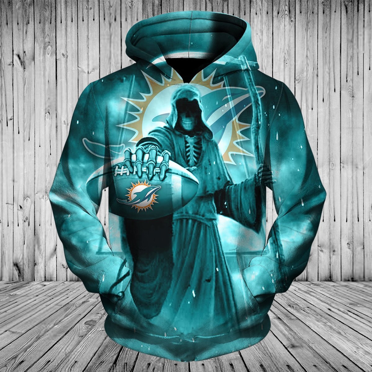 DOLPHINS 3D HOODIE 3