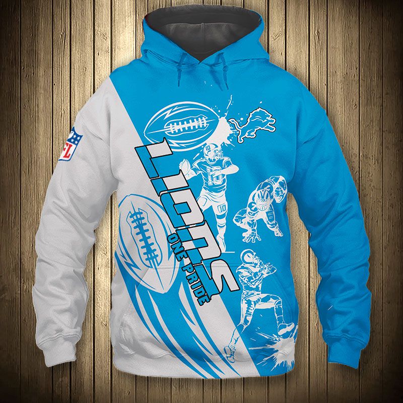 DETROIT LIONS 3D HOODIE  DDLL003