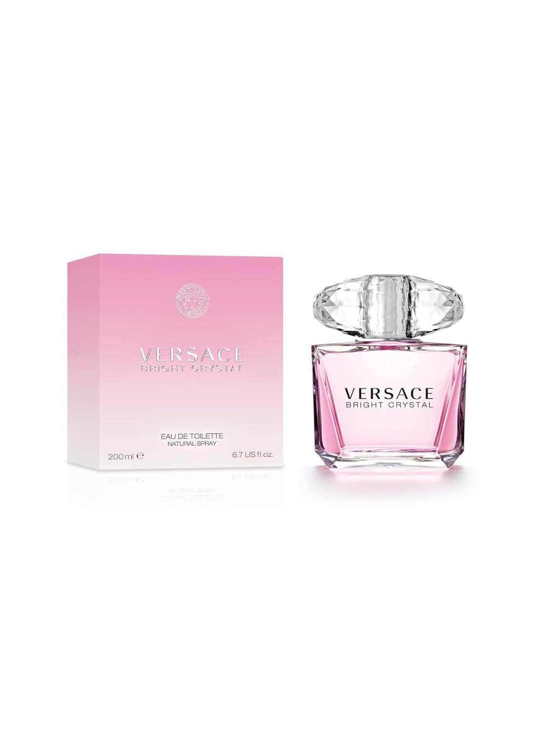 Versace Bright Crystal Eau de Toilette Spray for Women, 6.7 Fl Oz