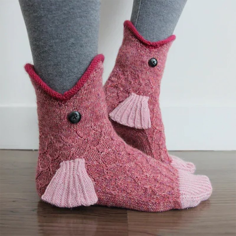 Castillotigo™ Calcetines divertidos para fiestas navideñas
