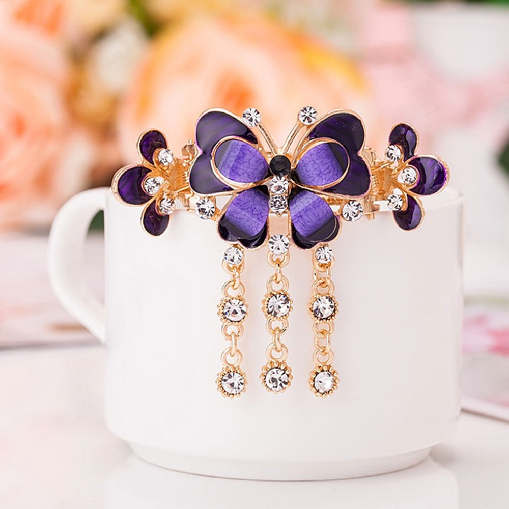 Higolot™ Rhinestone Tassel Hair Clip