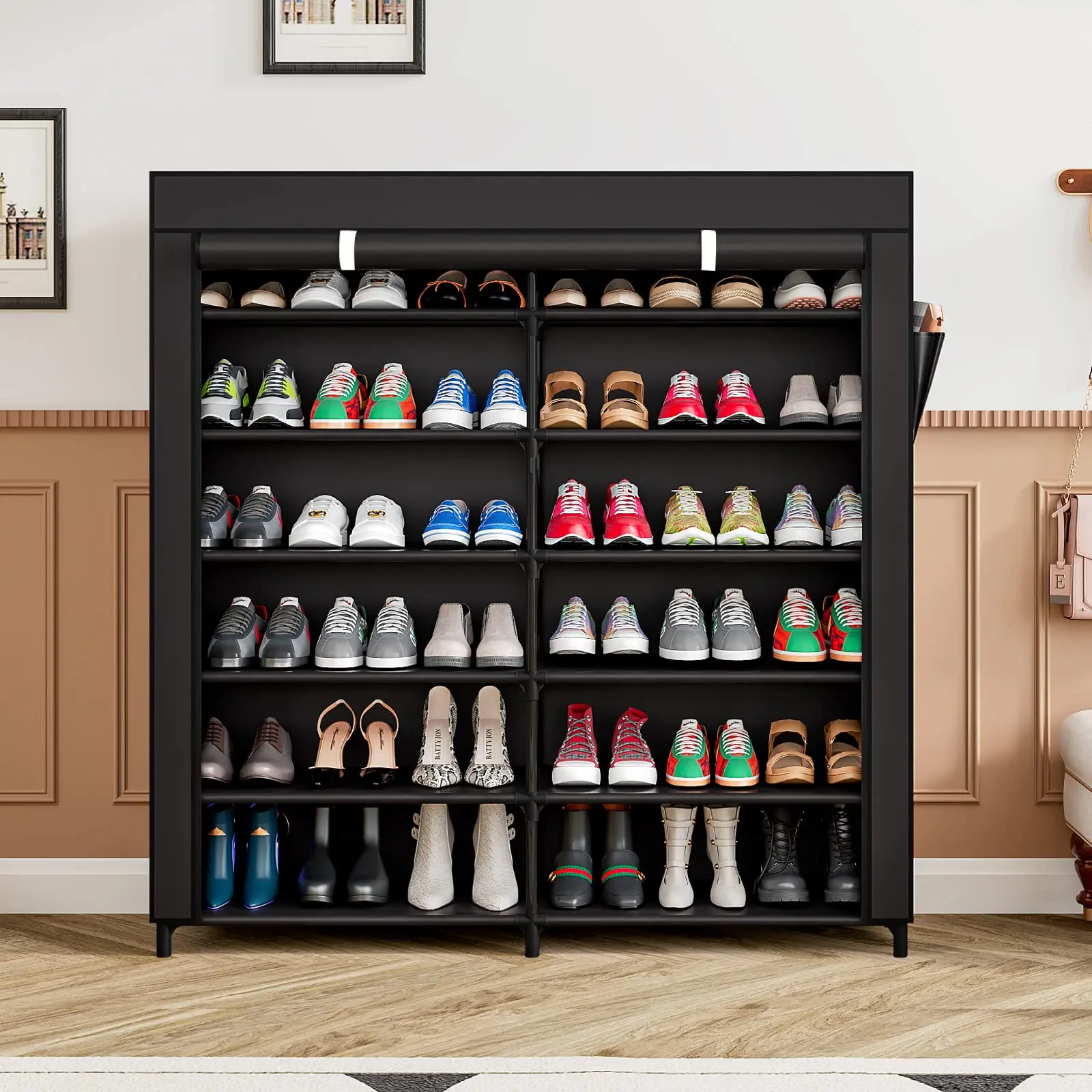 🎉Clearance only $19.98🎉Shoe Rack Portable Storage Free Standing Shoe 18