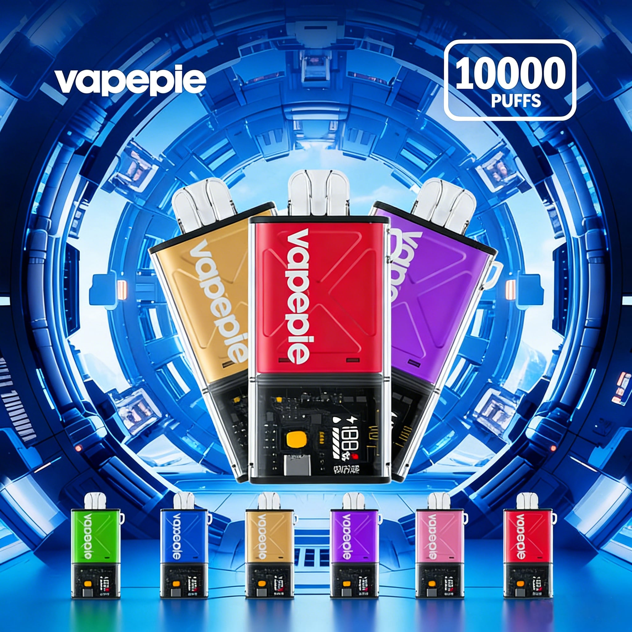 VAPEPIE Disposable Pod Kit 10.000 Züge