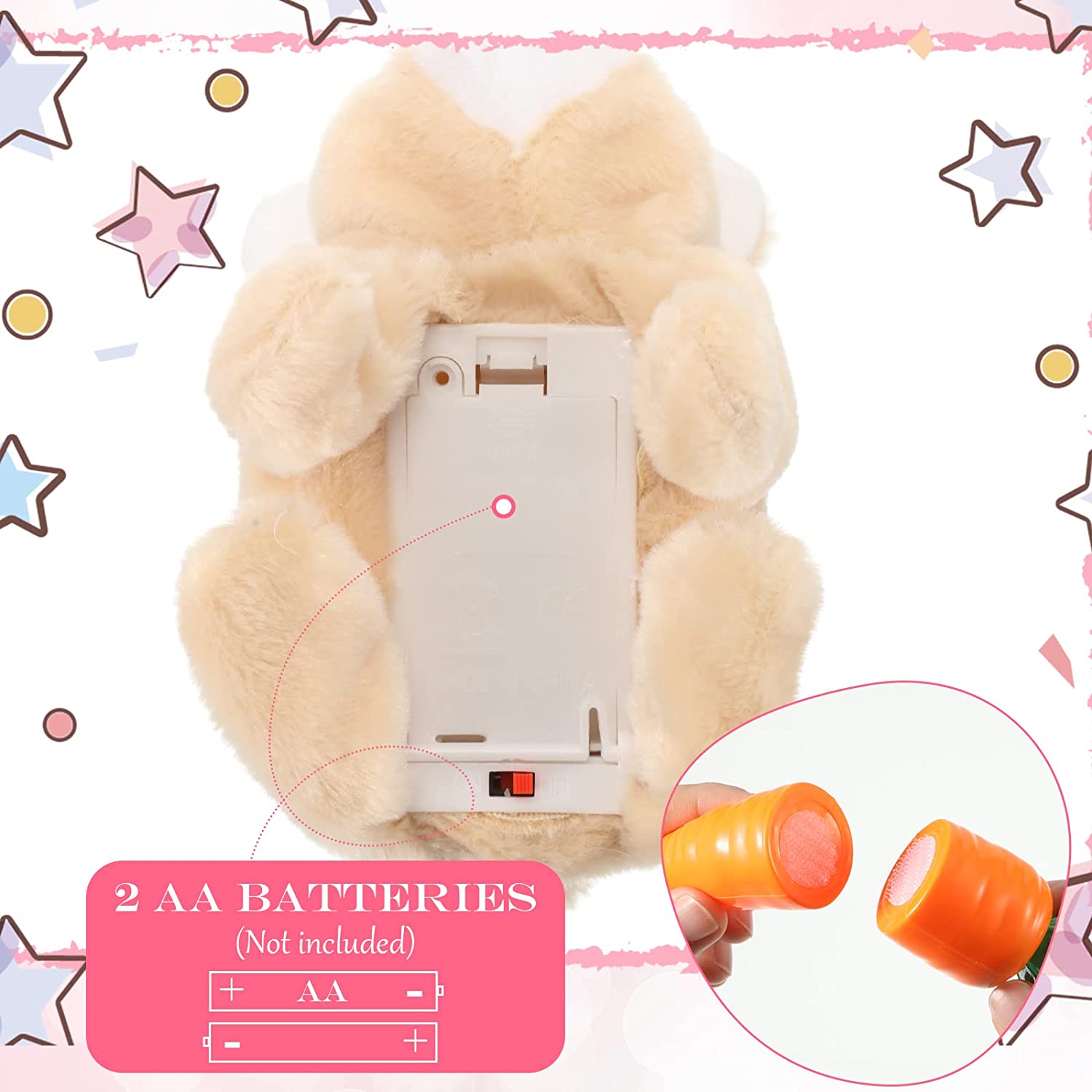 🎁Easter Promotion——🐇Plush Electric White Rabbit🐇